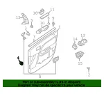 Rear Door Trim Nut - Ford (n806577s300) - view 21