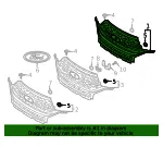 Grille - Ford (nb5z8200ba) - view 10