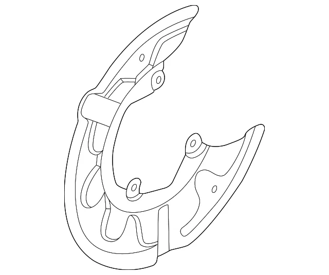 Splash Shield - Ford (nk4z2c028a) - view 2