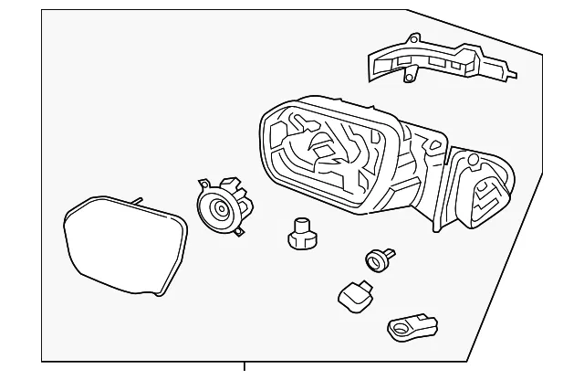 Mirror Assembly - Ford (nl1z17682ae) - view 4