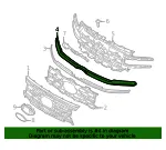 Upper Molding - Ford (nl1z8200ca) - view 7
