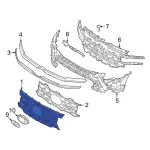 Outer Grille - Ford (nl1z99022a68captm) - view 5