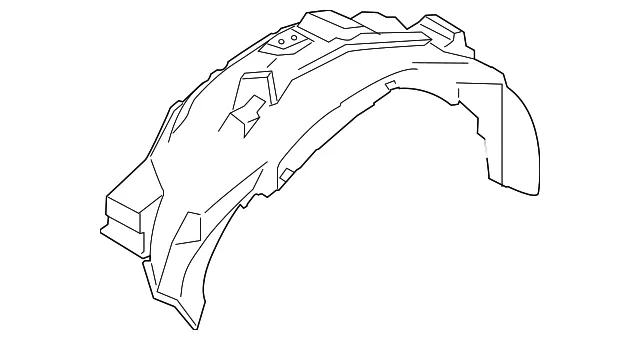 Fender Splash Shield - Ford (nl3z16102a) - view 2
