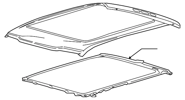 Panel Assembly Roof - Ford (nl3z1650202a)