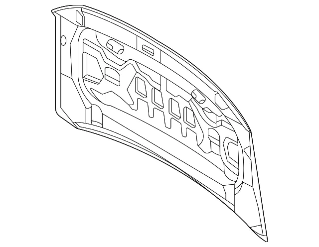 Hood Panel - Ford (nl3z16612c) - view 3