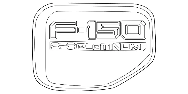 Fender Emblem - Ford (nl3z16720cd) - view 2