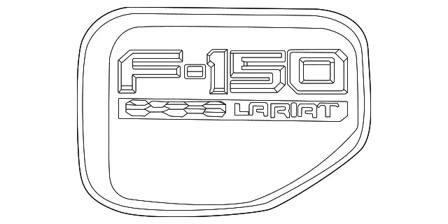 Fender Emblem - Ford (nl3z16720ce)