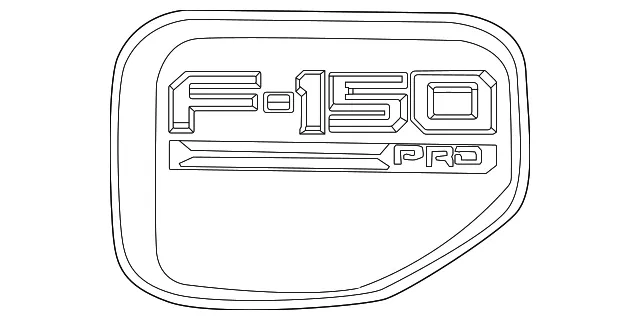 Fender Emblem - Ford (nl3z16720dh)