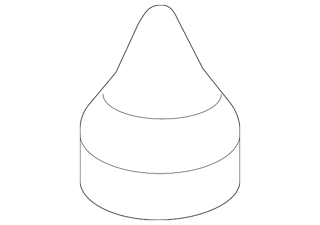 Hood Stop Buffer - Ford (nl3z16758a) - view 2