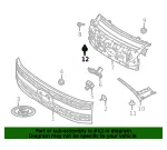 Hood Stop Buffer - Ford (nl3z16758a) - view 7