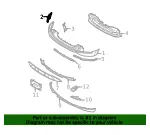 Bumper Cover Bracket - Ford (nl3z17c947a) - view 10