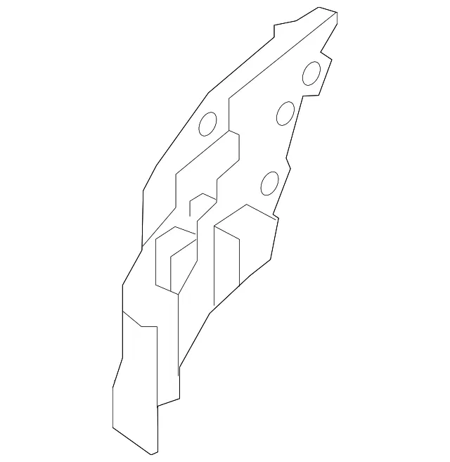 Bumper Cover Bracket - Ford (nl3z17c947a) - view 3