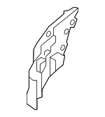 Bumper Cover Bracket - Ford (nl3z17c947a) - view 9