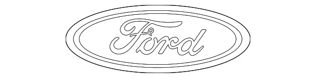 Hatch Emblem - Ford (nu5z9942528a) - view 4