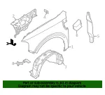 Fender Bracket - Ford (nz6z16c198a) - view 15