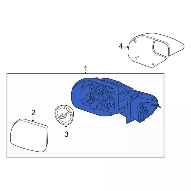 Mirror Assembly - Ford (nz6z17682h) - view 4