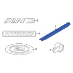 Tailgate Molding - Ford (nz6z6041018a) - view 7