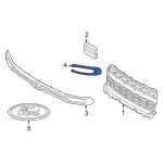 Grille Bracket - Ford (nz6z8b026a) - view 12