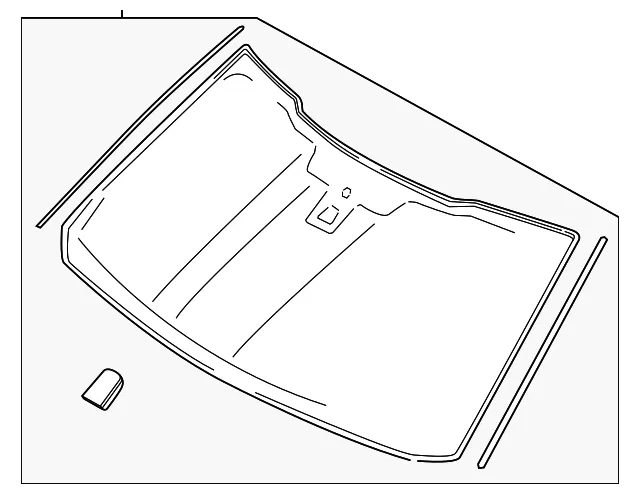 Windshield - Ford (pc3z1003100a) - view 2