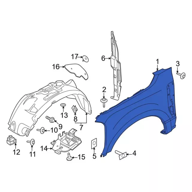 Fender - Ford (pc3z16006a) - view 6