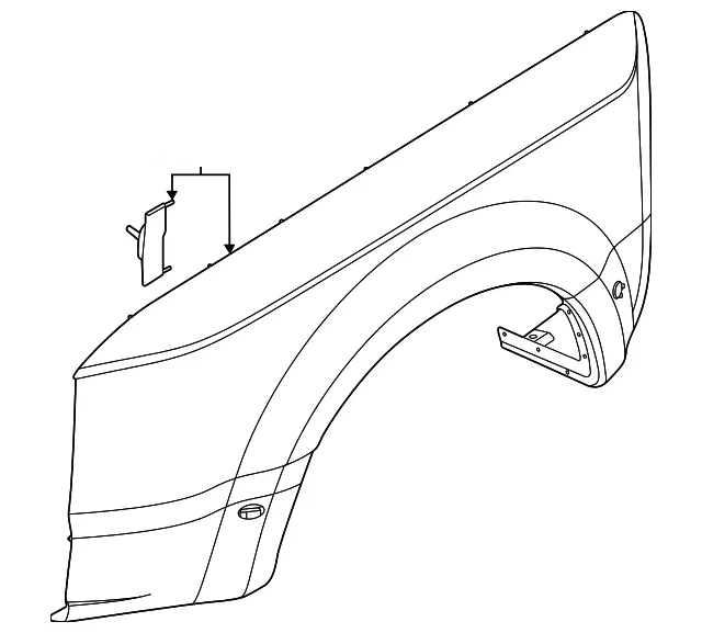 Fender Flare - Ford (pc3z16313aaptm) - view 2