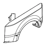Fender Flare - Ford (pc3z16313aaptm) - view 6