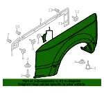 Fender Flare - Ford (pc3z16313aaptm) - view 7