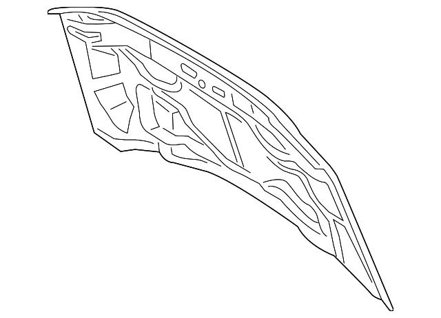 Hood Panel - Ford (pc3z16612a) - view 3