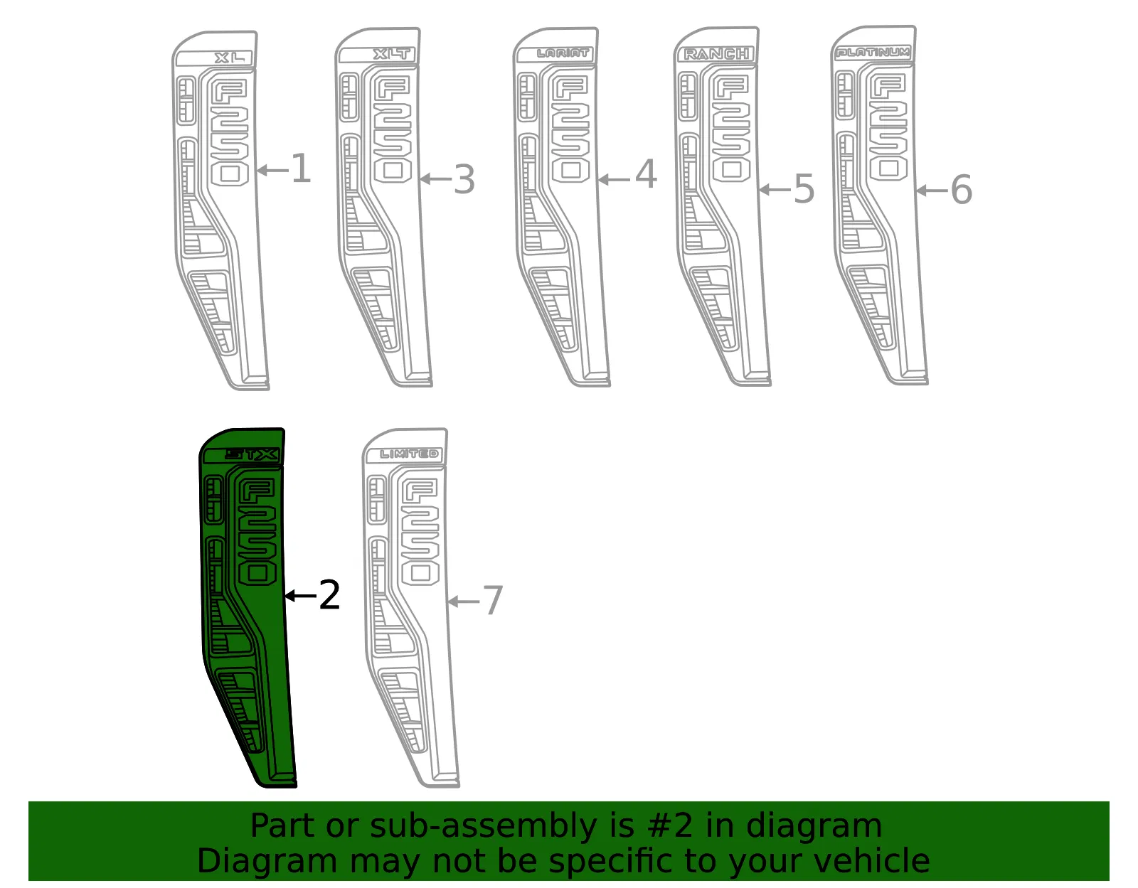 Fender Emblem - Ford (pc3z16720af) - view 3