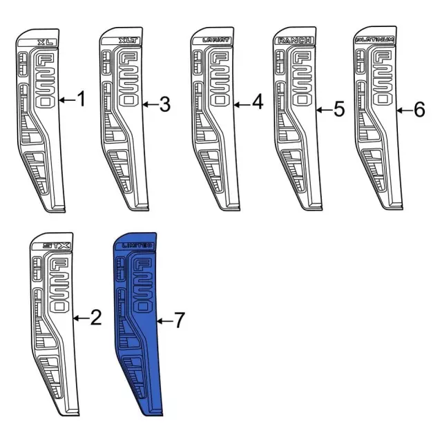 Fender Emblem - Ford (pc3z16720ar)