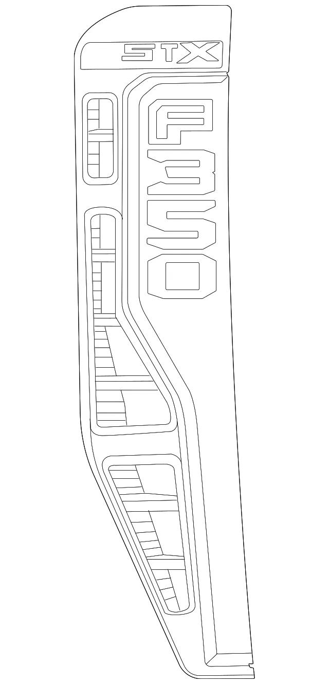 Fender Emblem - Ford (pc3z16720bf) - view 2