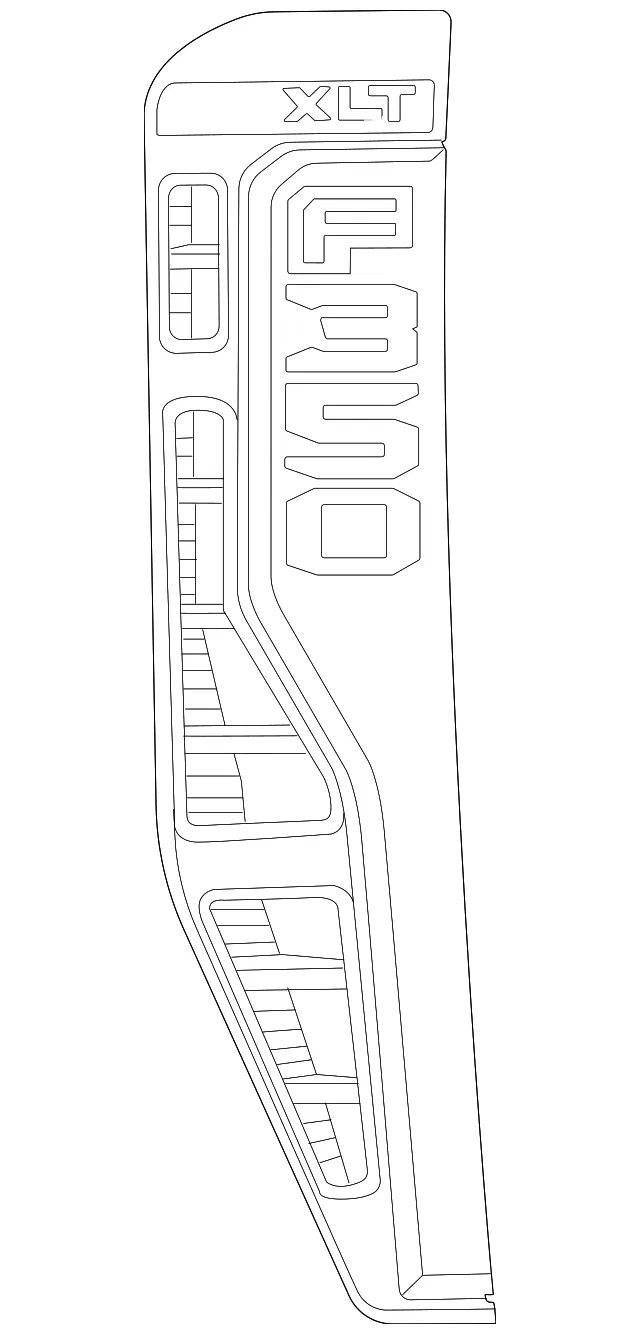 Fender Emblem - Ford (pc3z16720bl) - view 2