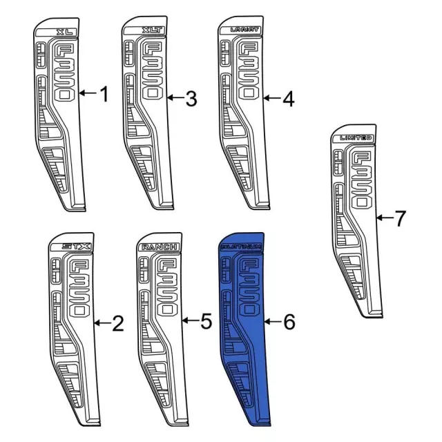 Fender Emblem - Ford (pc3z16720bp)
