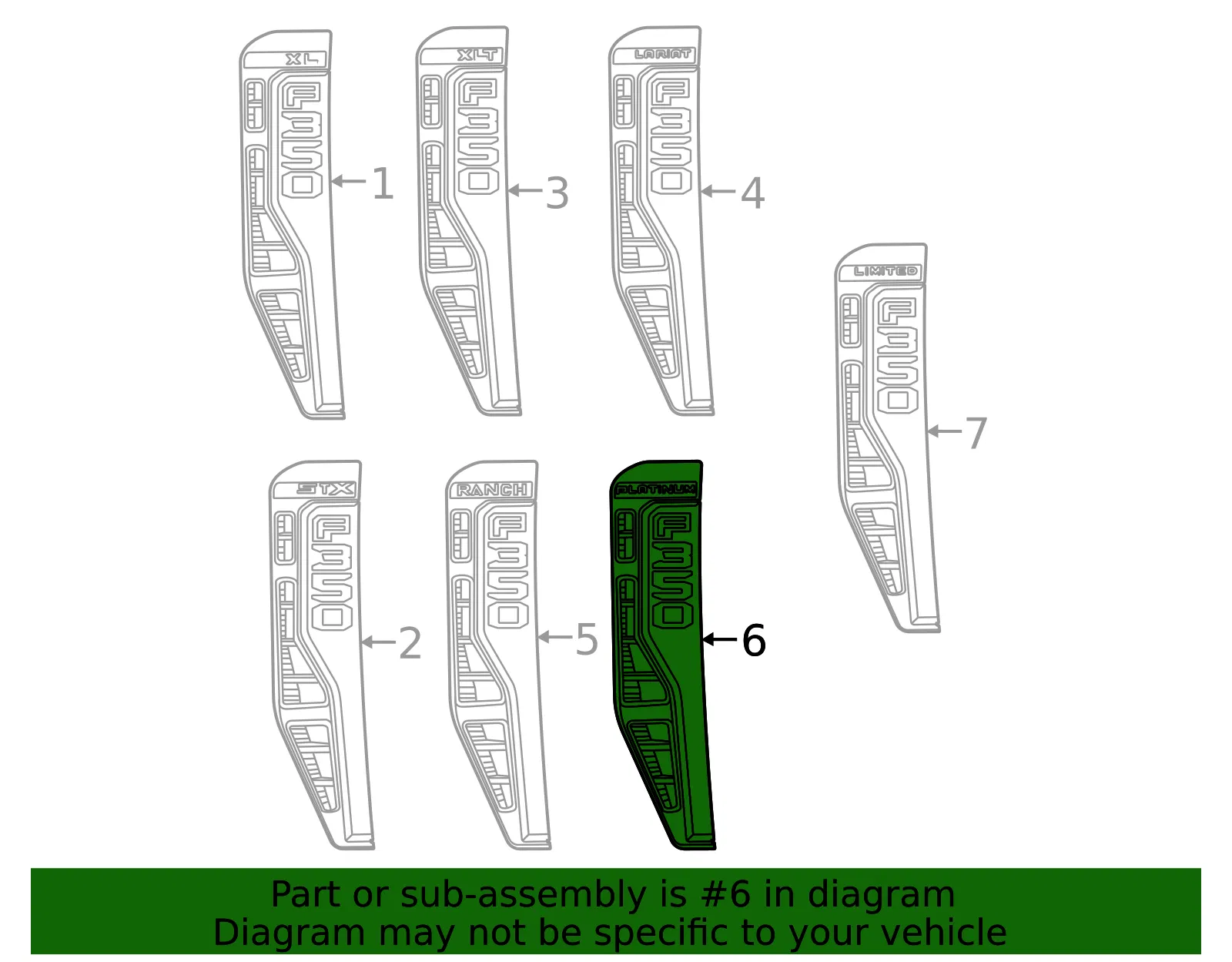 Fender Emblem - Ford (pc3z16720bp) - view 3