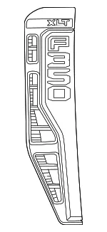 Fender Emblem - Ford (pc3z16720bs) - view 6