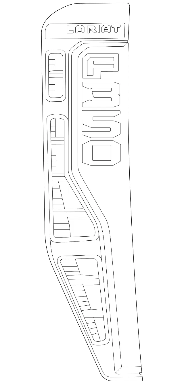 Fender Emblem - Ford (pc3z16720bt) - view 2