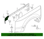 Fender Flare Bracket - Ford (pc3z16b292d) - view 7