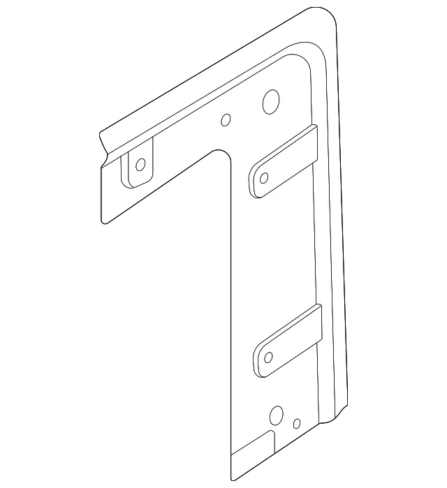 Fender Flare Bracket - Ford (pc3z16b292f) - view 2