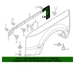 Fender Flare Bracket - Ford (pc3z16b292f) - view 6