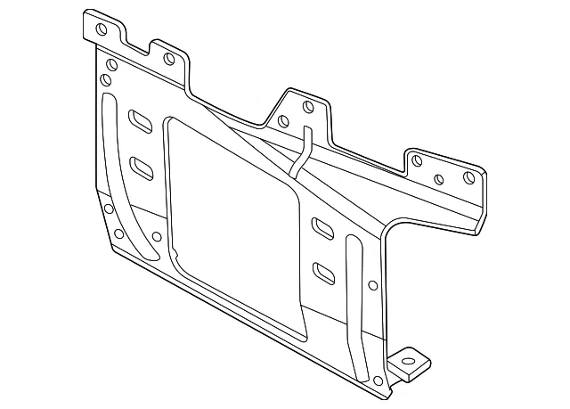 Bumper Face Bar Mount - Ford (pc3z17b985a) - view 2