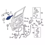 Handle Base - Ford (pc3z2526684c) - view 11