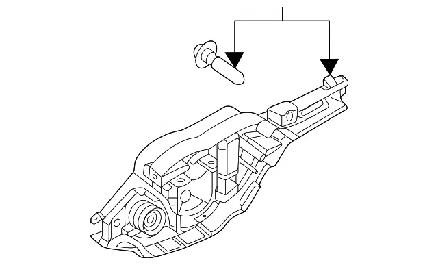 Handle Base - Ford (pc3z2526684c) - view 4