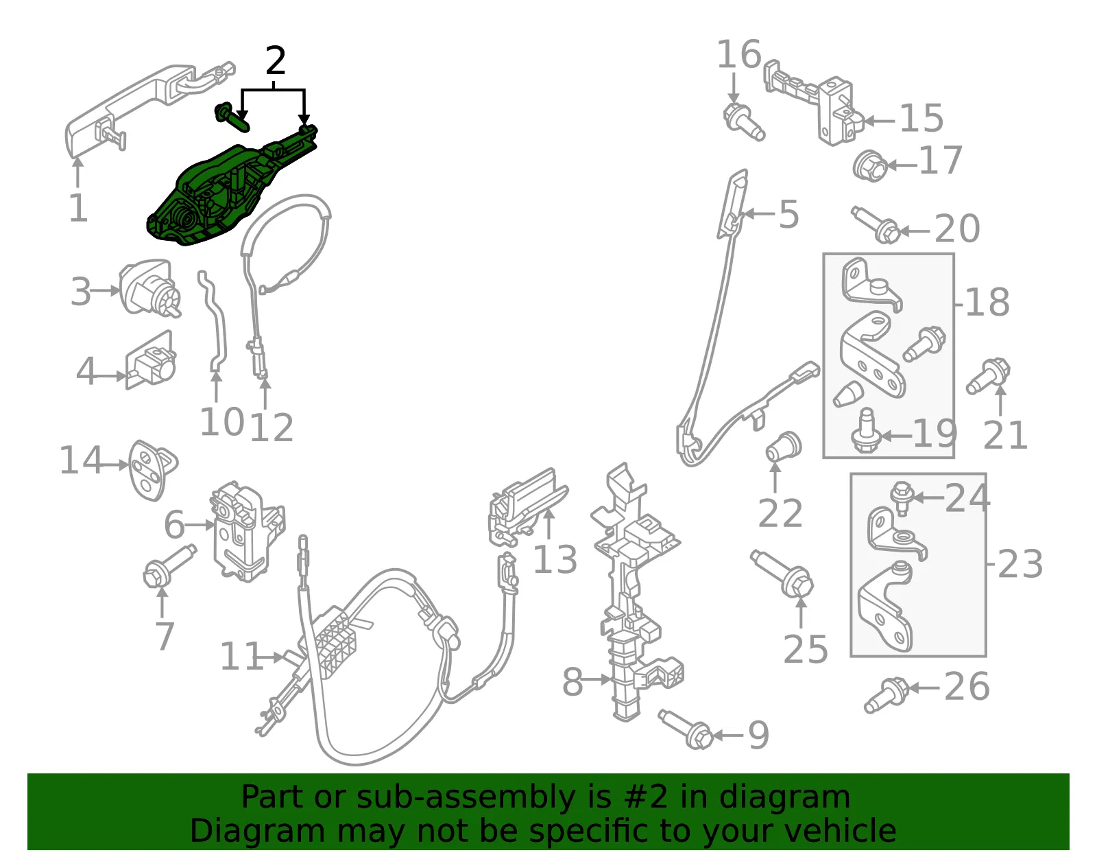 Handle Base - Ford (pc3z2526684c) - view 5