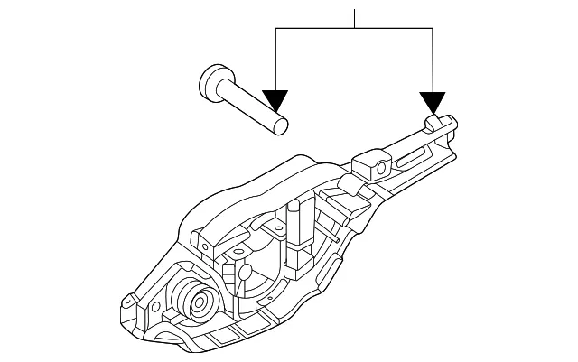 Handle Base - Ford (pc3z2526685d)