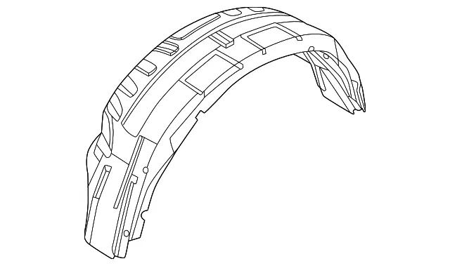 Quarter Panel Splash Shield - Ford (pc3z2828370a)