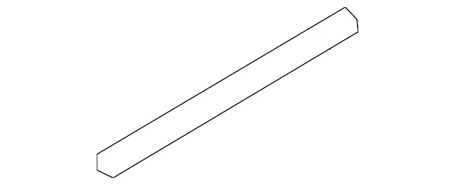 Tailgate Molding - Ford (pc3z28403b22aa) - view 2