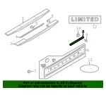 Tailgate Molding - Ford (pc3z28403b22aa) - view 6