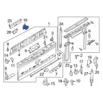 Tailgate Stop Bumper - Ford (pc3z28439a00a) - view 8