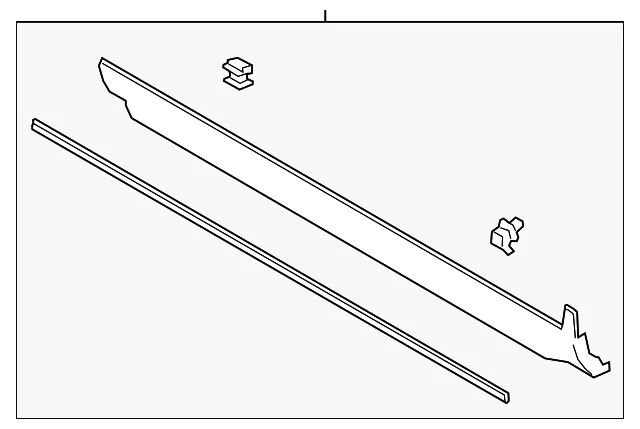 Rocker Panel Guard - Ford (pj6z7810176aa)