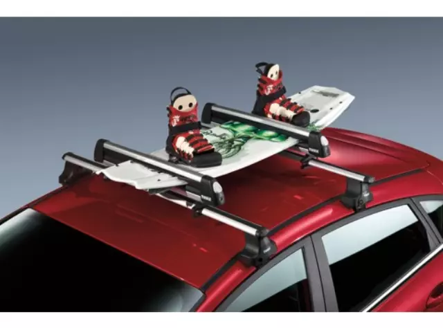 Ski/Snowboard Carrier, Roof Mounted, Flat Top - Ford (vm1pz7855100g) - view 4